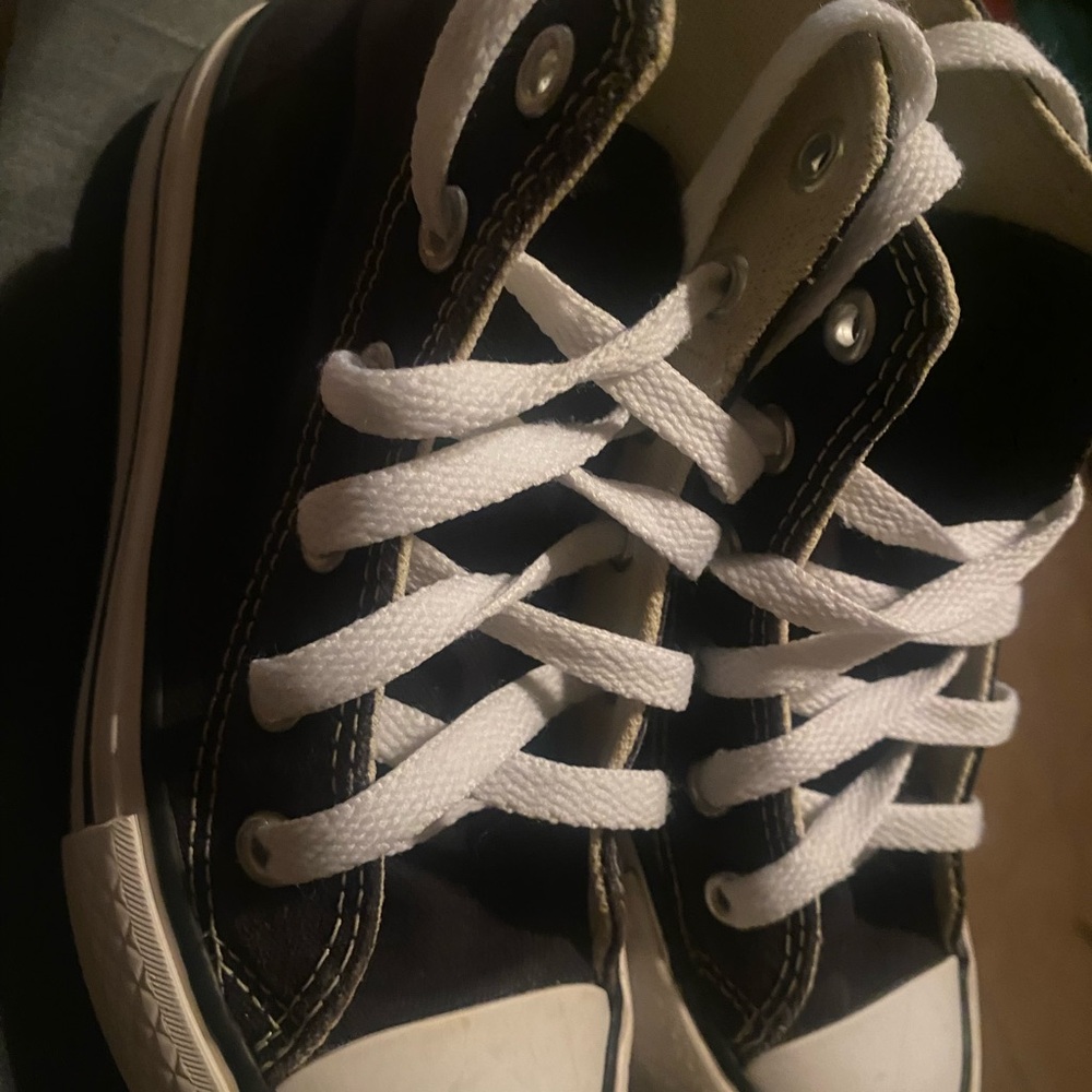 Converse Black and White Classic High-Top Sneakers